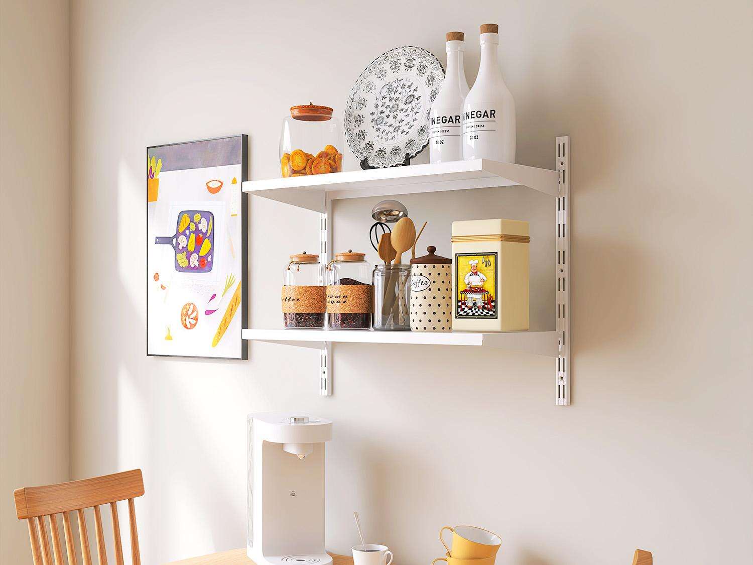 double sotted wall upright-0