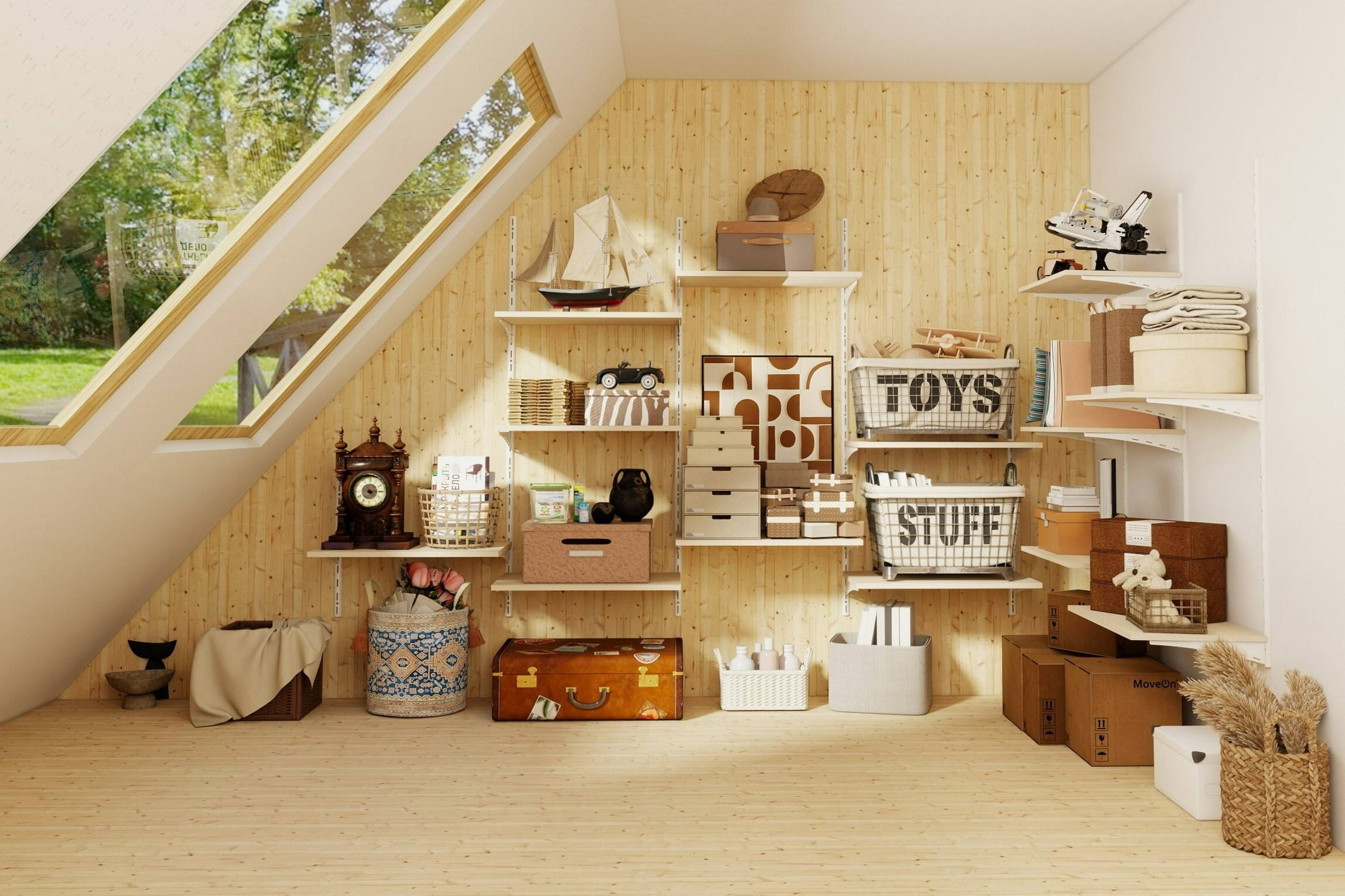 Maximierte Platzeffizienz durch innovative vertikale Lagerung