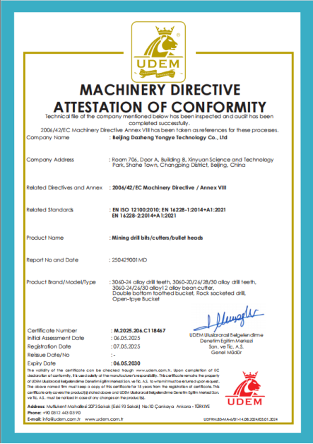 Direttiva macchine - Dichiarazione di conformità