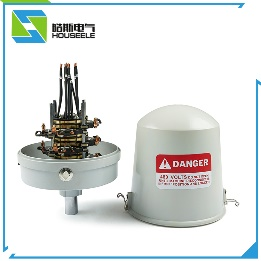 Which collector rings ensure efficient power transmission for irrigation systems?