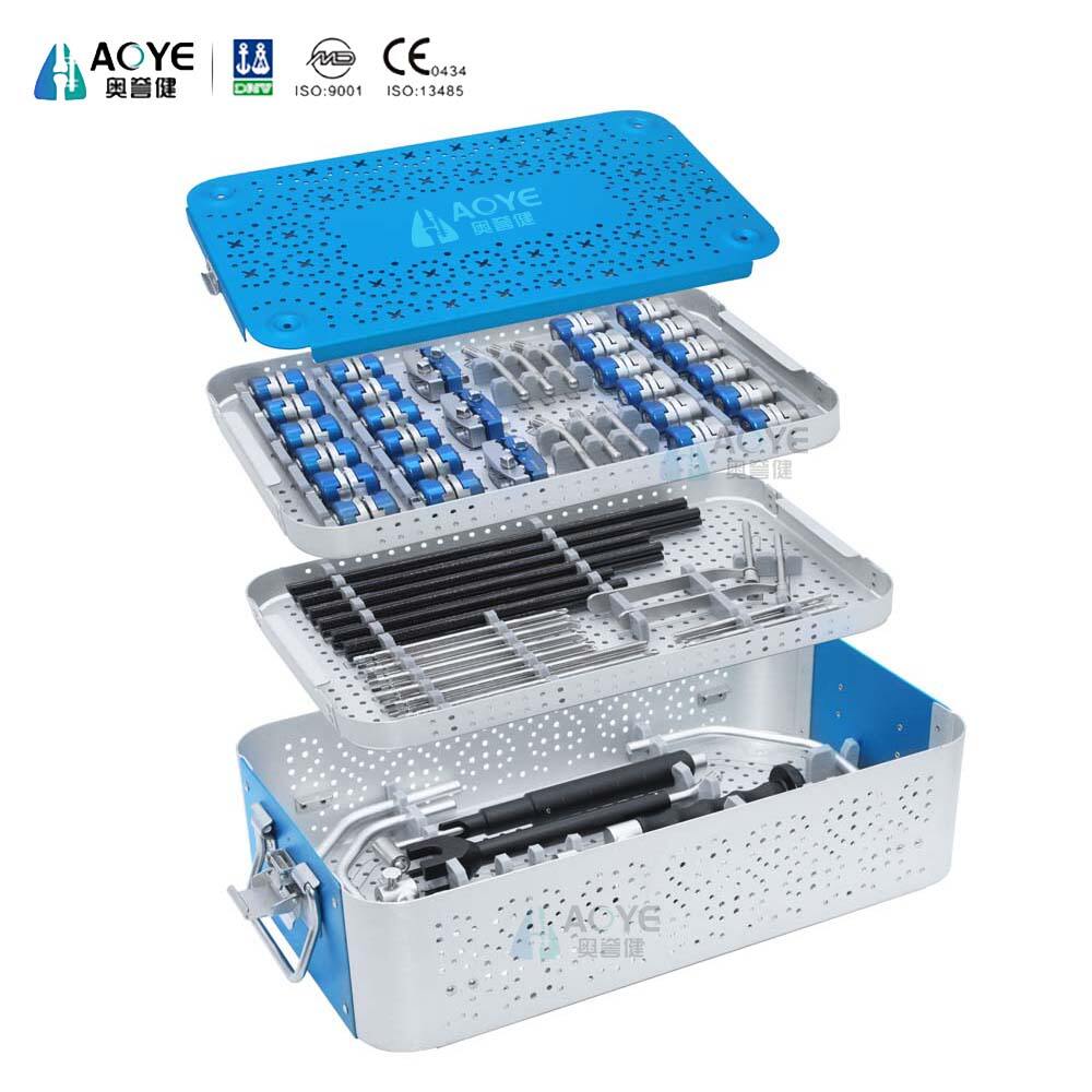 Alt ekstremite dış sabitleyici enstrüman kutuları