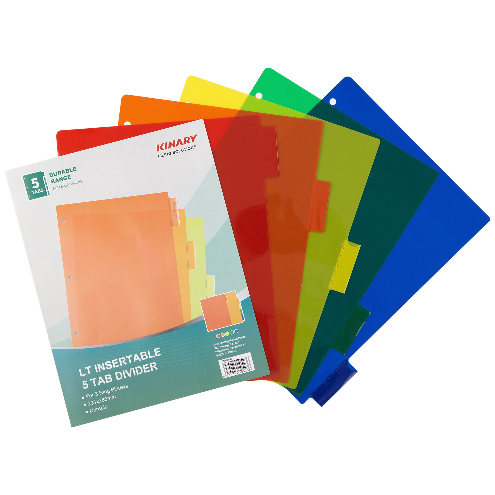 SD5025-D / SD5125-D / SD5225-D | Pembagi 5 Tab yang Dapat Dimasukkan