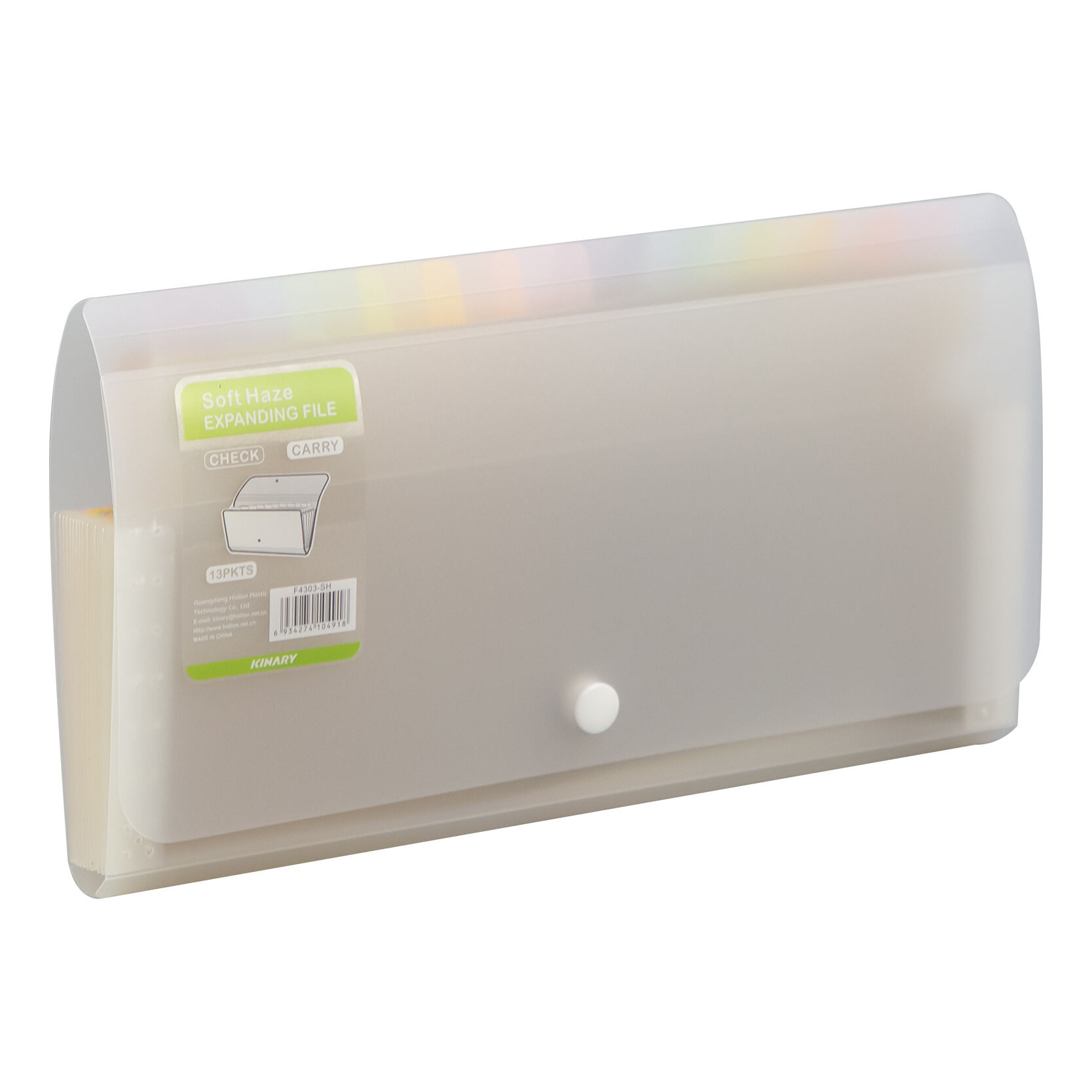 F4303-SH | Expanding File13 pkts /Button  