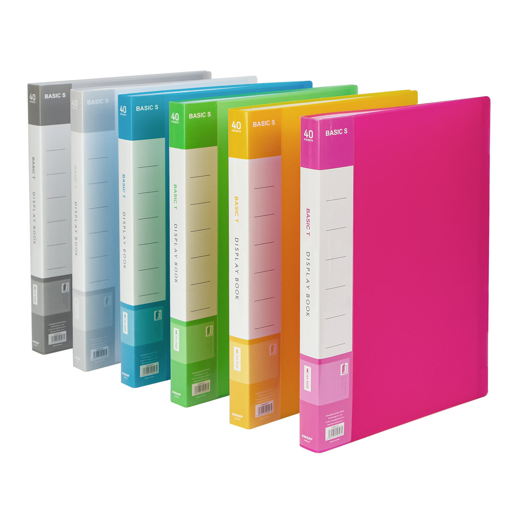 F20AK-BT/F30AK-BT/F40AK-BT | Display Book With 20/30/40 Pockets 