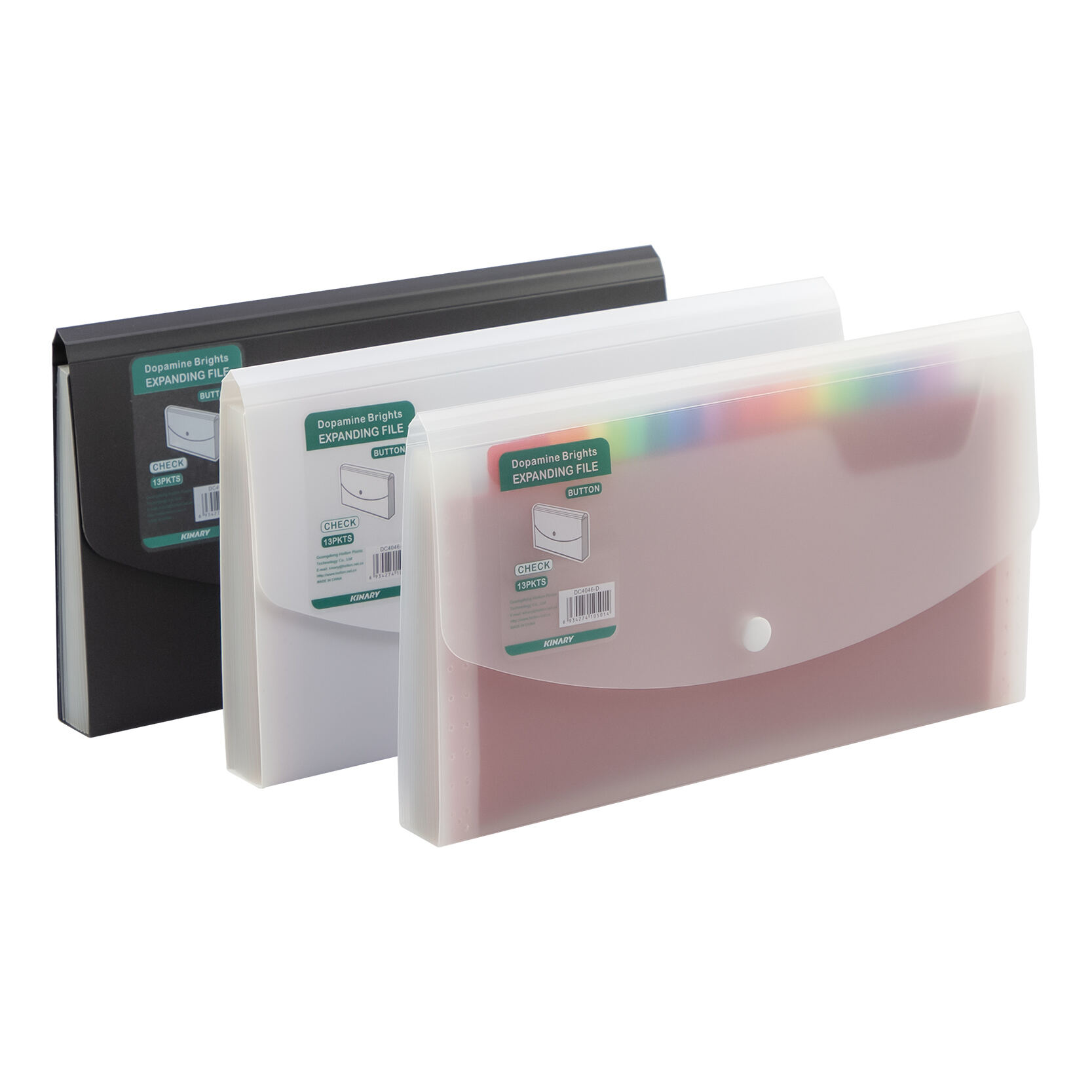 DC4046-D | CEK UKURAN File Mengembang 13 kantong / Tombol