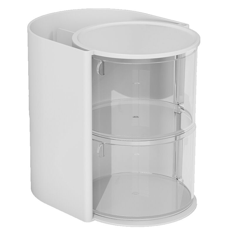 KOTAK PENYIMPANAN BULAT DUA LAYER/TIGA LAYER NAISI （QY7163AB）