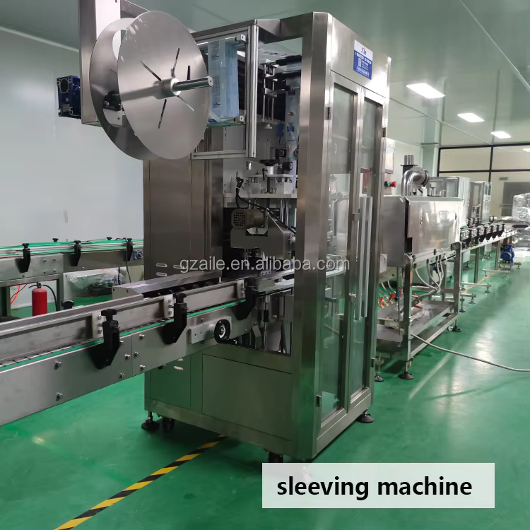 Factory Direct Supply Automatic Label Wrapping Equipment for Round and Square Bottles Sleeve Labeling Machine supplier