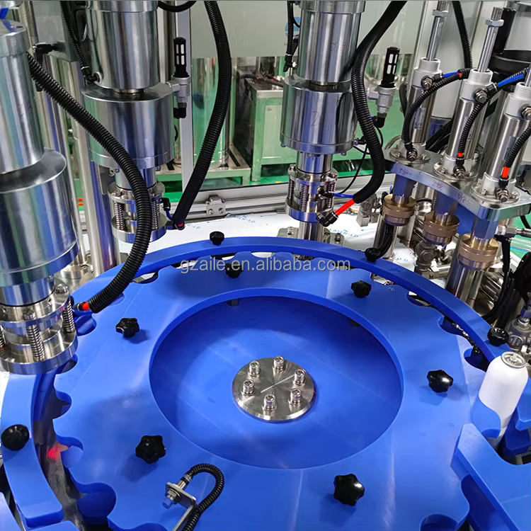 25.4mm Valve Aluminum Multifunction Full Automatic BOV Aerosol Filling Production Line for Perfume Spray Moisturizing Skin Spray manufacture