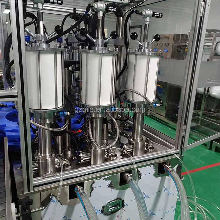 25.4mm Valve Aluminum Multifunction Full Automatic BOV Aerosol Filling Production Line for Perfume Spray Moisturizing Skin Spray factory