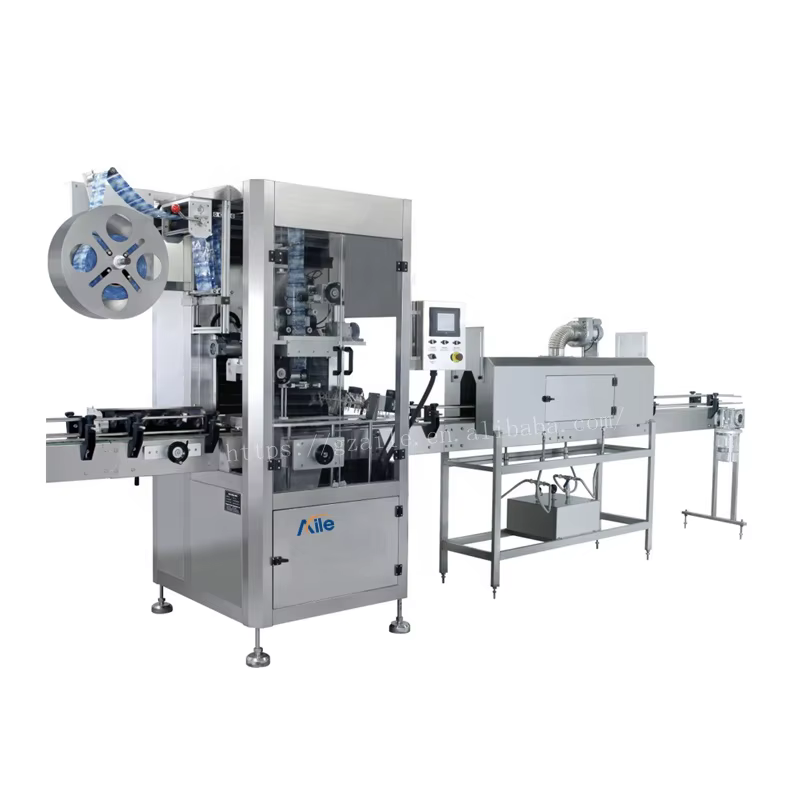 Factory Direct Supply Automatic Label Wrapping Equipment for Round and Square Bottles Sleeve Labeling Machine factory