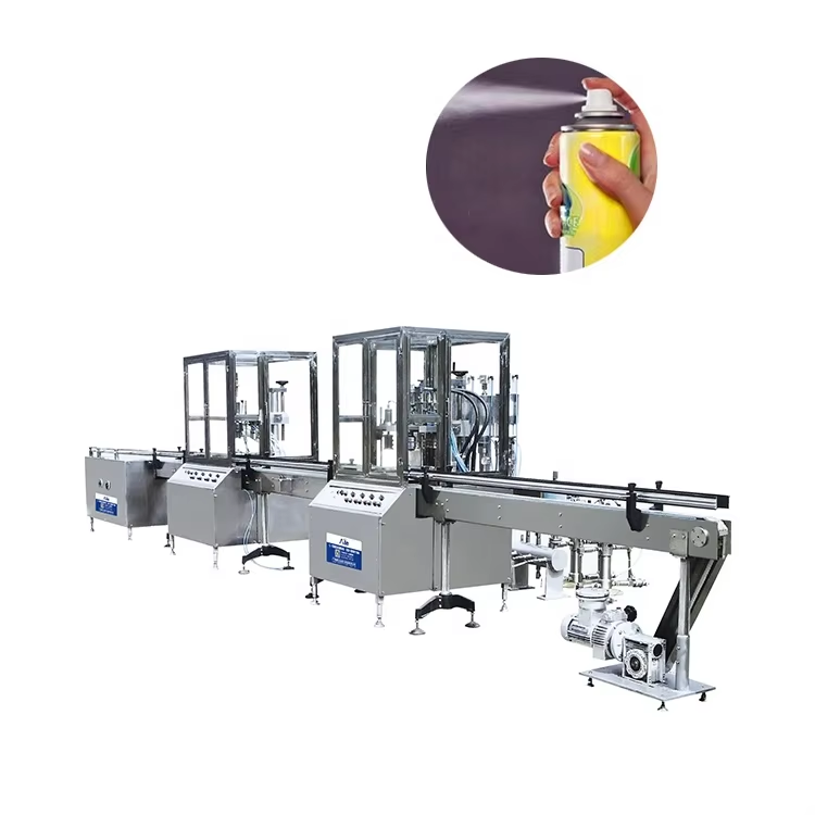 semi automatic aerosol filling machine-0