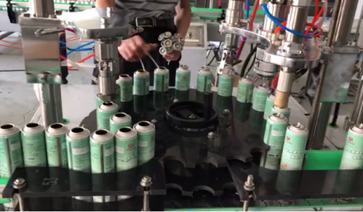 Automatic valve sorter integration for high volume aerosol packaging