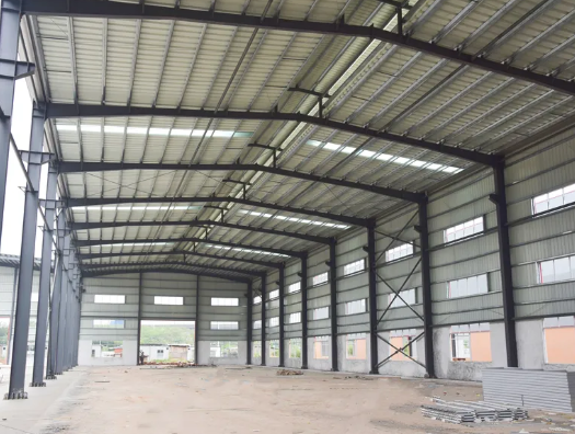 How fast can a standard 1000 square meter prefab warehouse be erected?