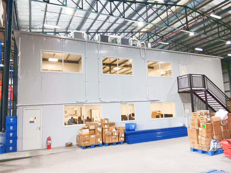 Maison Préfabriquée en Acier sur Deux Niveaux pour Bâtiment de Bureau
