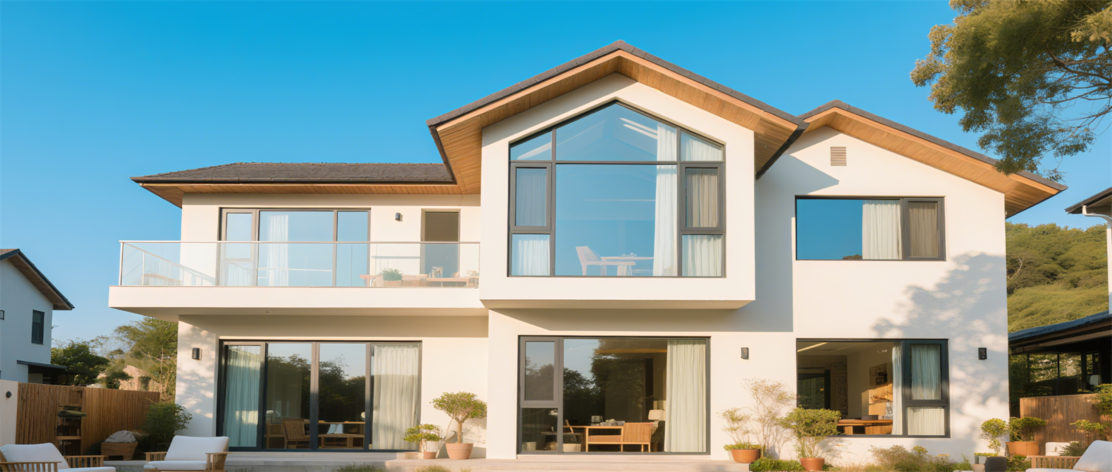 Minimalist style villa doors and Windows design