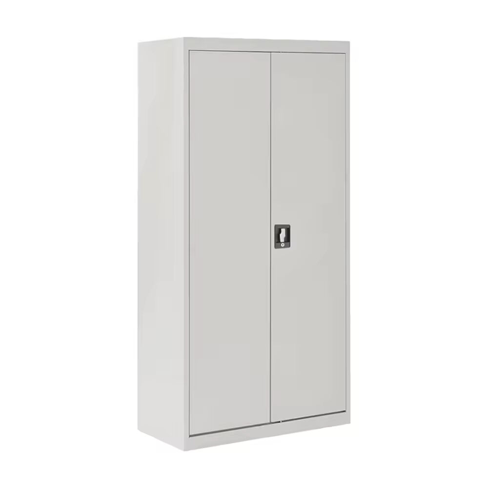 White 2 Door Metal Filing Cabinet
