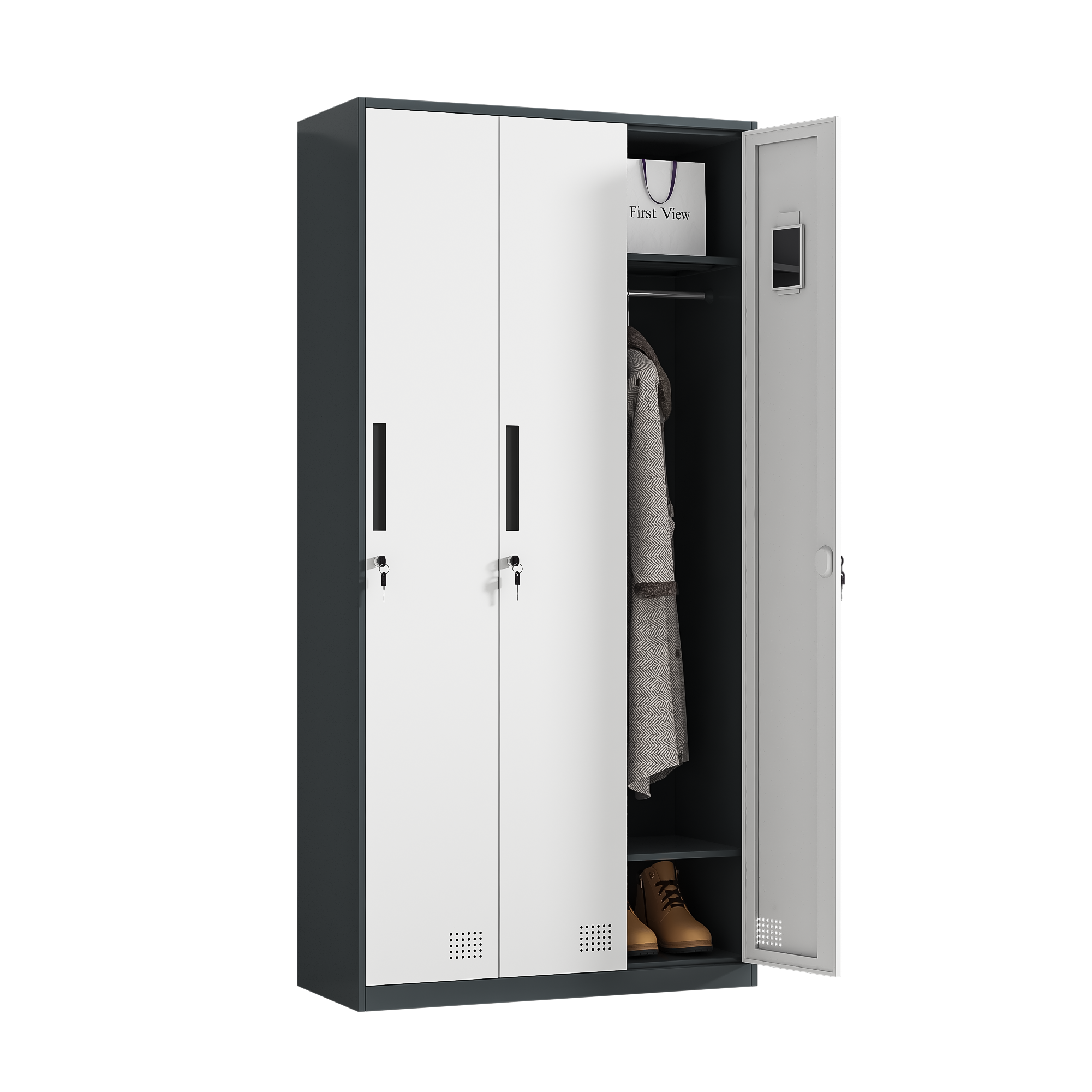 Upptäck de oöverträffade fördelarna med våra metallgarderobsskåp