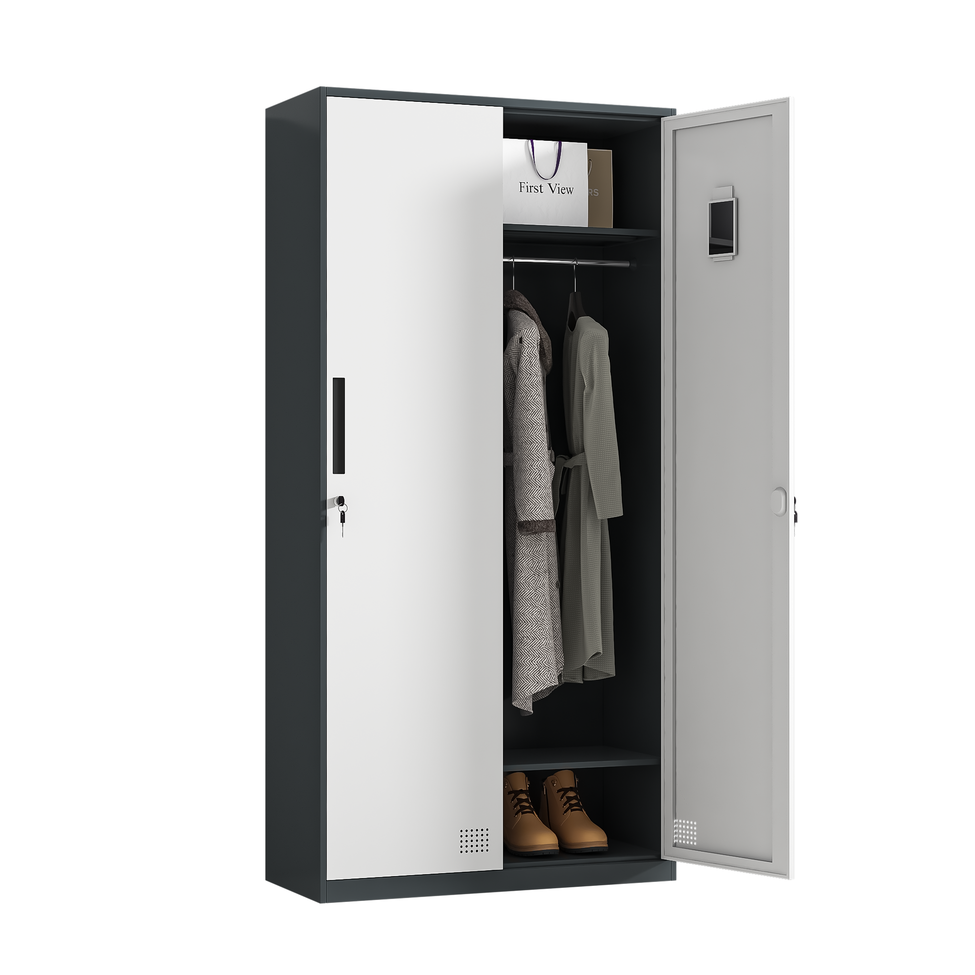 Oöverträffad kvalitet och mångsidighet hos våra metallskåp för kläder