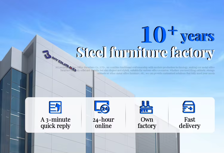 2-Door Steel Wardrobe, Multi-Scenario Metal Storage Cabinet for Office, Bedroom, School