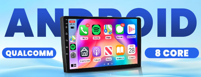 Qualcomm 9“ Android Car Radio 