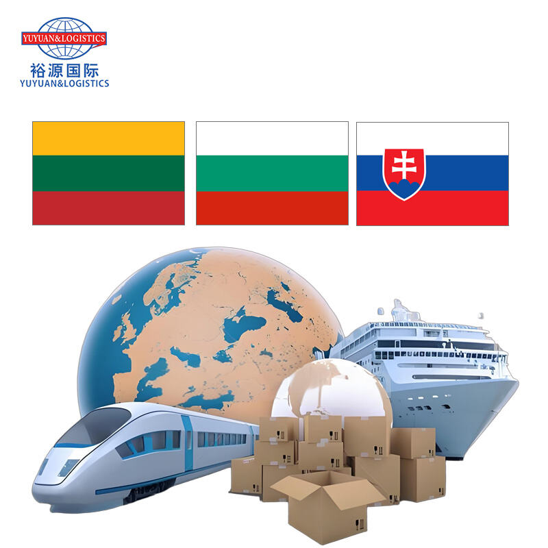 Door to Door Logistics Custom Clearance Shipping Agent Guanghzou to Lithuania Bulgaria Slovakia Railway Transportation Freight Forwarder