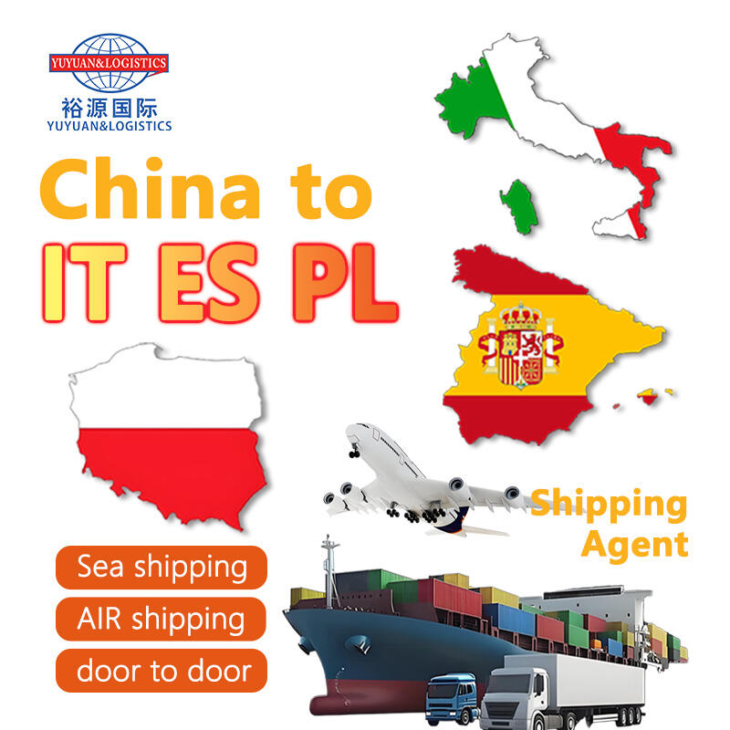 International Express Logistics Door-to-Door Sea Freight Cargo Services Dropshipping to Italy Spain Poland Shipping Agent in China