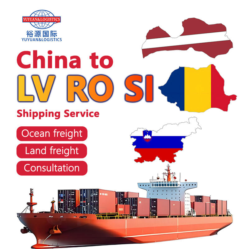 Sea  Freight Forwarder with Warehouse Service Cargo Shipping Agent From China to Latvia Romania Slovenia Forwarding Agents Companies