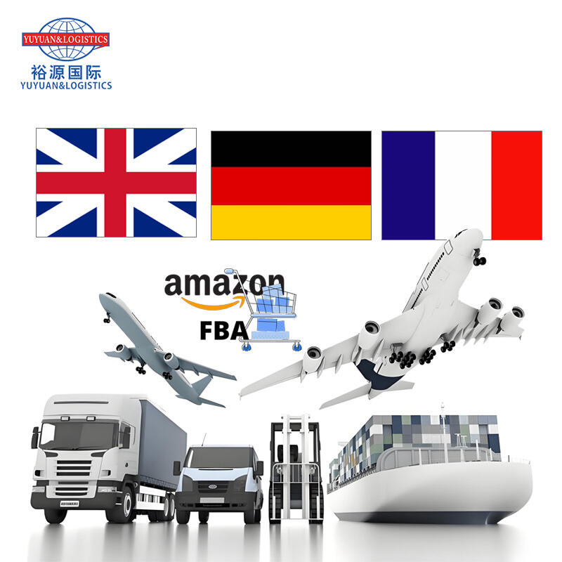 Top Logistics Amazon Fba Shipping Agent to UK Germany France Air Sea Freight Cost Cargo Agency Services International Forwarding