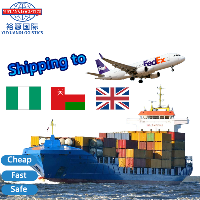 Sea Freight Forwarder DDP UPS DHL Express Shipping Agent From China Guangzhou to UK Nigeria Oman Logistics Company