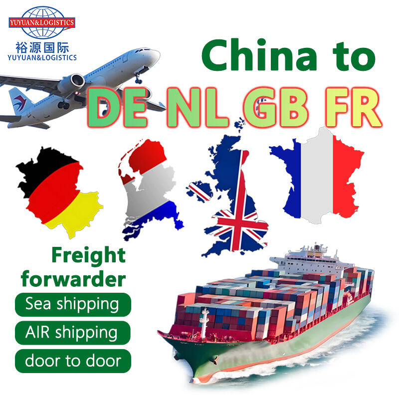 China International Express Logistics Service to Germany Netherlands UK France Cargo Shipping Sea FCL LCL Freight Forwarding Agent