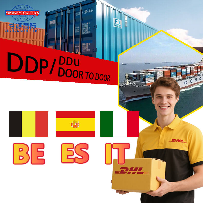 Best Global Shipping Companies Air Freight Shipping Forwarder DDP Door to Door Service Dropshipping Agent China to Belgium It