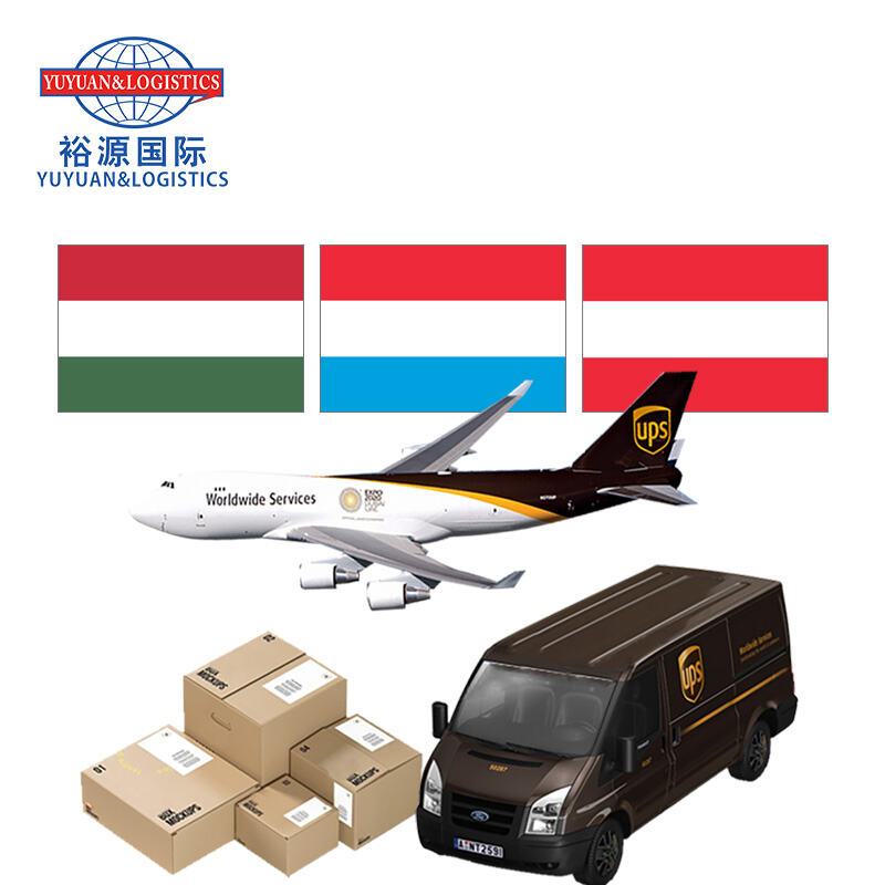 From China Shipping to Luxembourg Austria Hungary International Logistics Company Express DHL UPS Freight Forwarding Cargo Agent