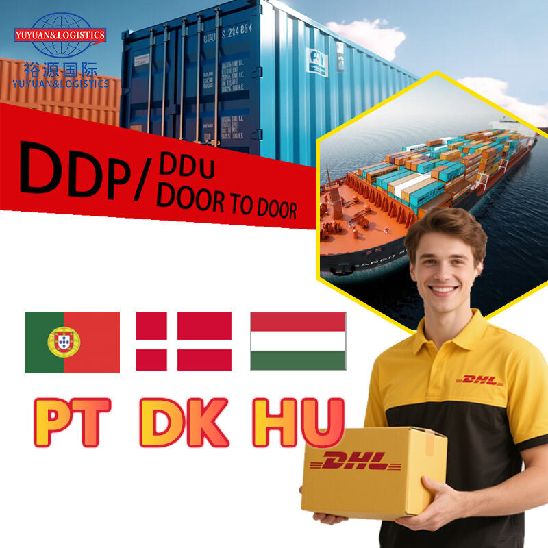 Low Price DDP Express Freight Forwarding Shipping Cargo Agents Transport Service Dropshipping From China to Portugal Denmark
