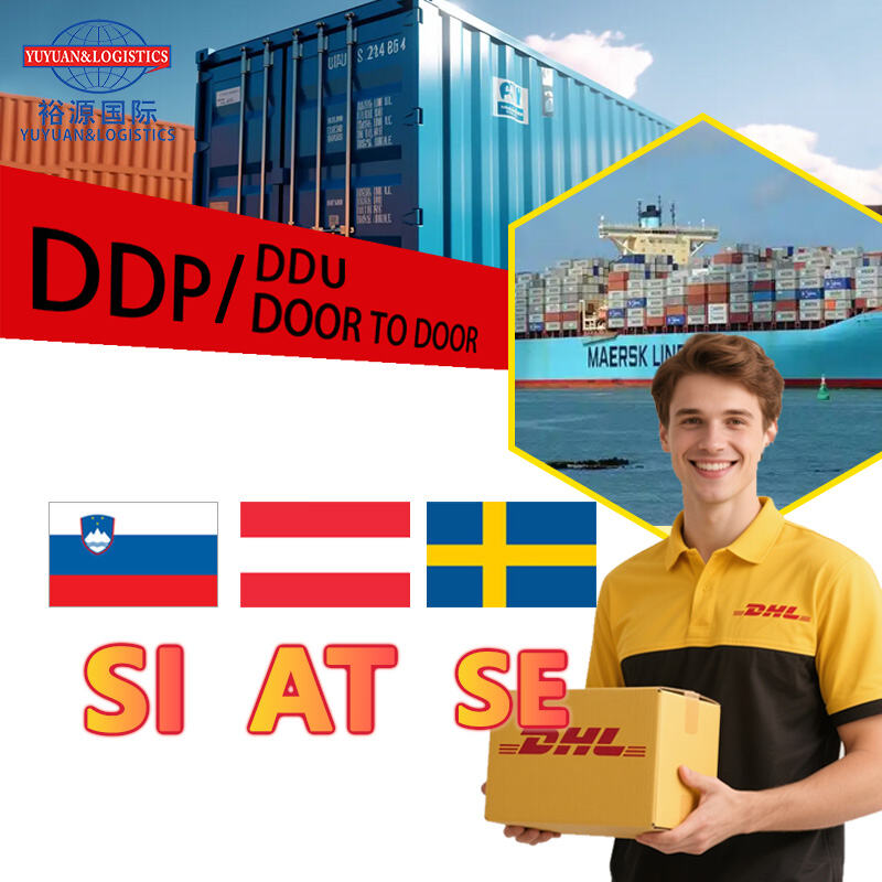 DDP Air Sea Cargo Shipping Agents to Slovenia Austria Sweden Freight Forwarder International Logistics Service Companies