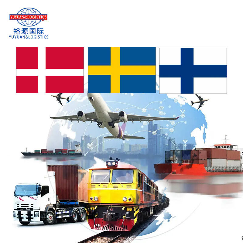 Global Express Logistics Shipping Agent China to Denmark Sweden Finland Railway Freight Forwarding Service Custom Clearance Agent