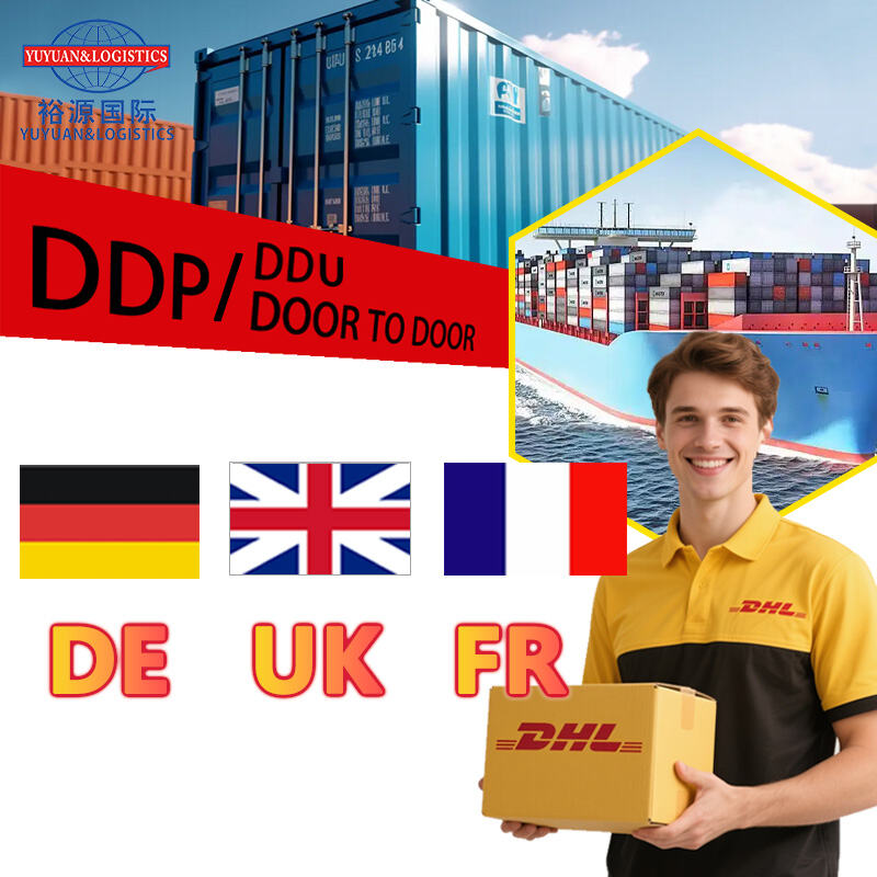 DDP AIR Sea Express International Shipping Logistics Service Freight Forwarding to Uk Germany France Cargo Shipping Agent