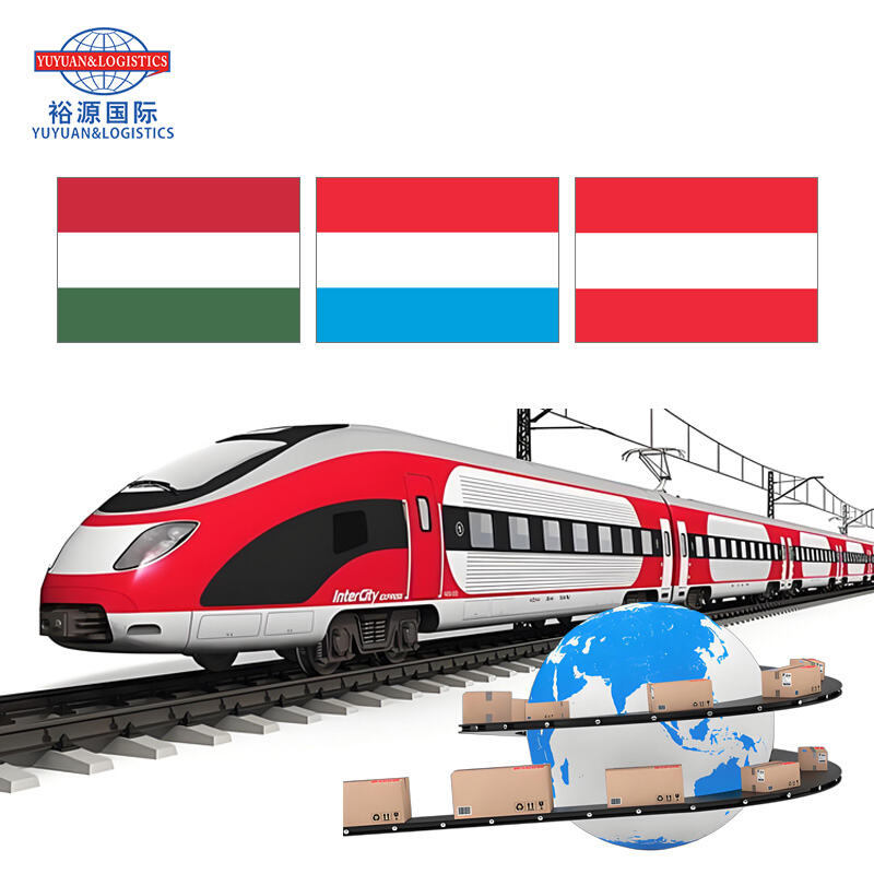 China Guanghzou to Luxembourg Austria Hungary Railway Transport Freight Forwarding Door to Door Logistics Cargo Agent DropShipping Companies