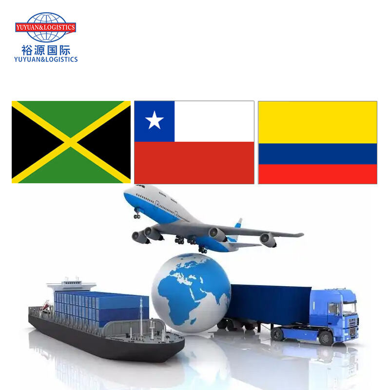 International Courier Service Door to Door Shipping Agent China to Colombia Jamaica Chile Air Freight Forwarder Shipping Company