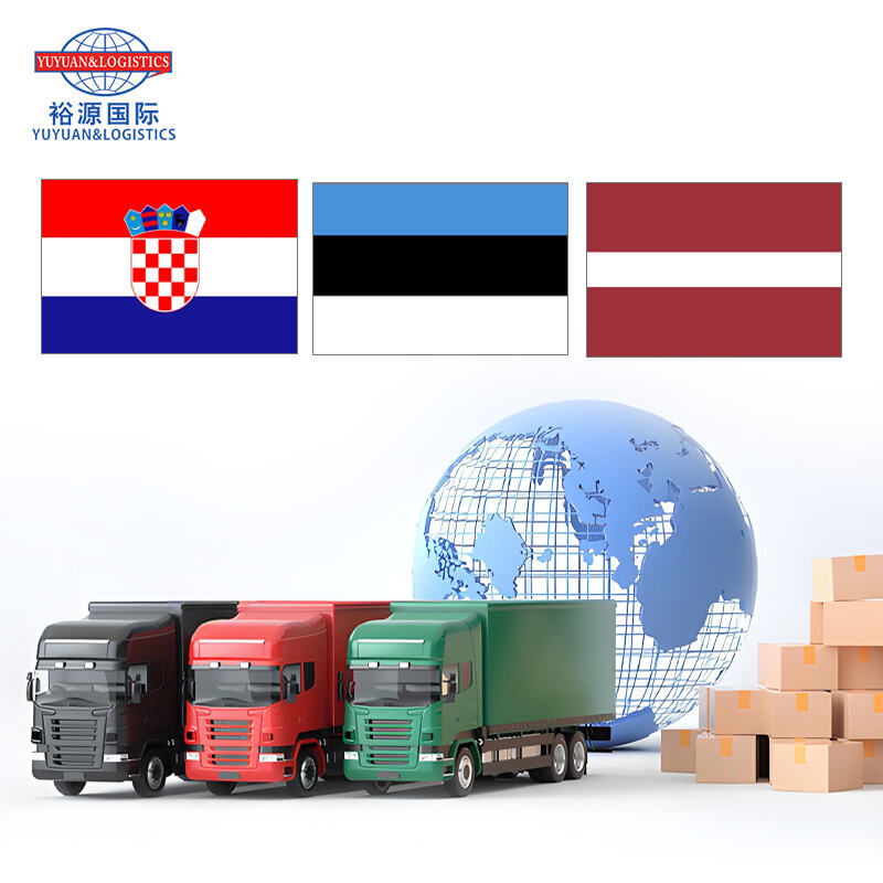 Global Trucking Logistics Shipping Agent China Transport to Croatia Estonia Latvia Truck Freight Forwarder Customs Clearance Services