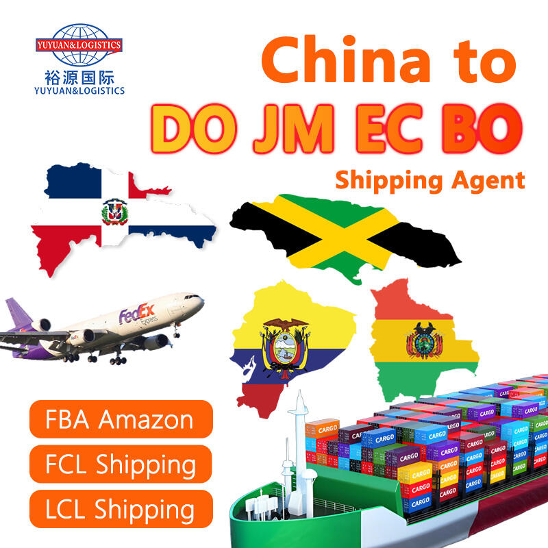 Ocean Sea Cargo Freight Forwarder Quotes From china to Dominica Jamaica Ecuador Bolivia International Shipping Services Company