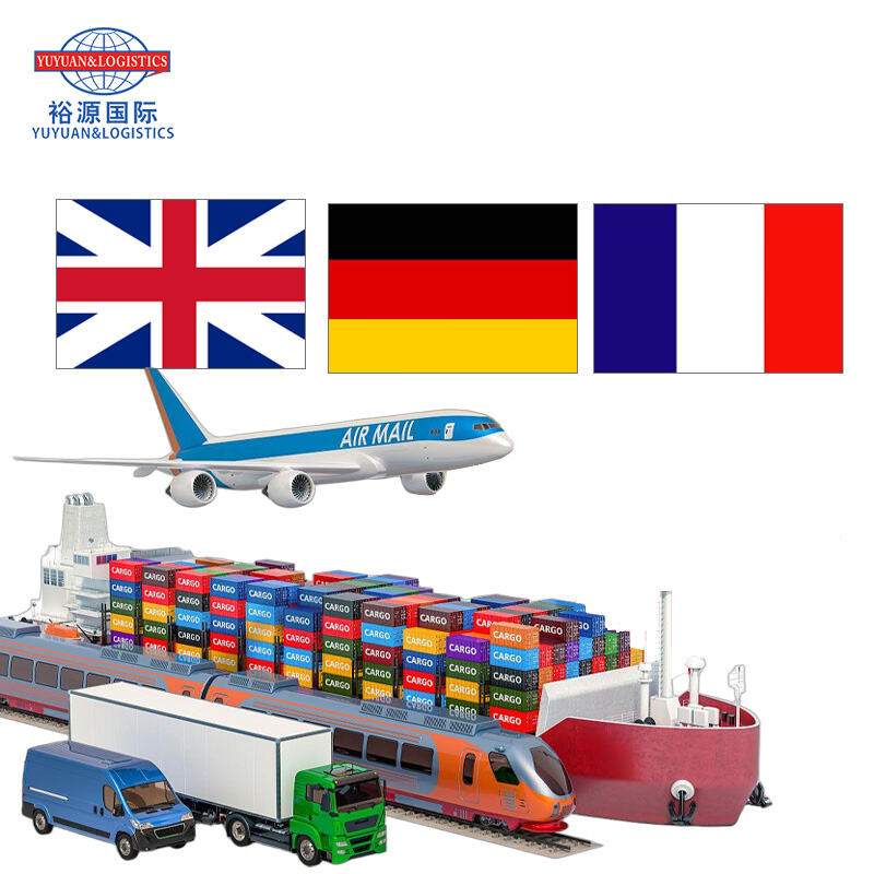 Global Logistics Companies China Railway Transport to UK Germany France  Cargo Freight Forwarder Customs Clearance Services