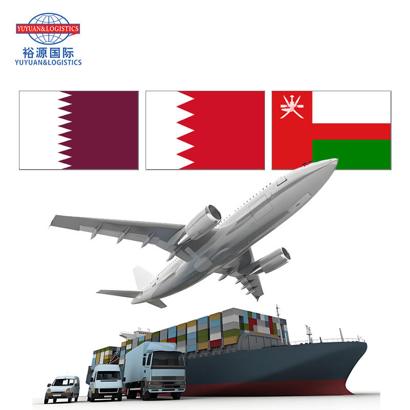 Door to Door Air Cargo Agent Freight Forwarder China to Middle East Oman Bahrain Qatar Courier Service Customs Clearance Company