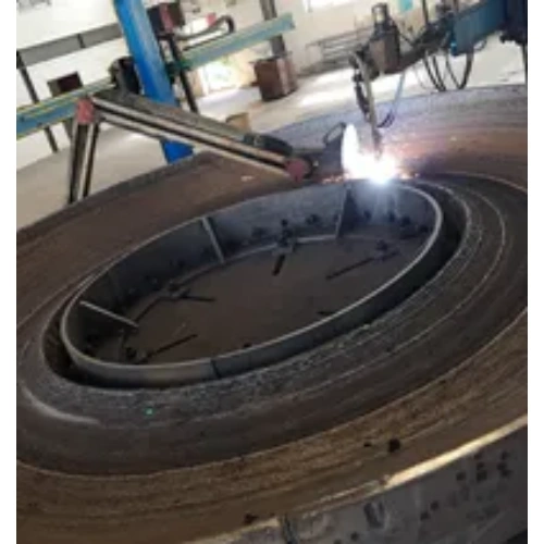 Mesa de molienda con revestimiento de soldadura de carburo de cromo