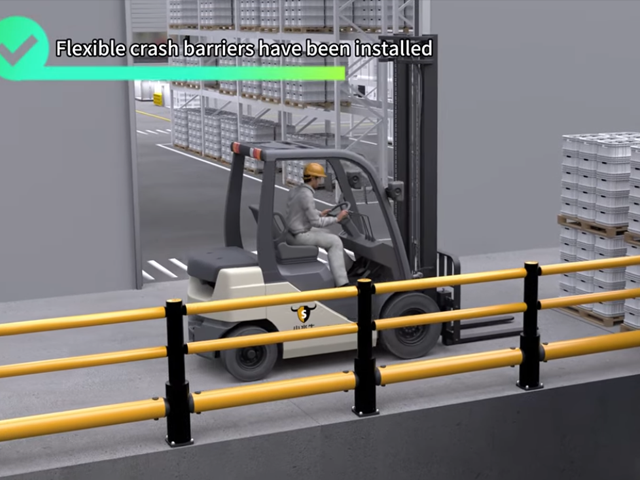 Polymer flexible anti-collision solution