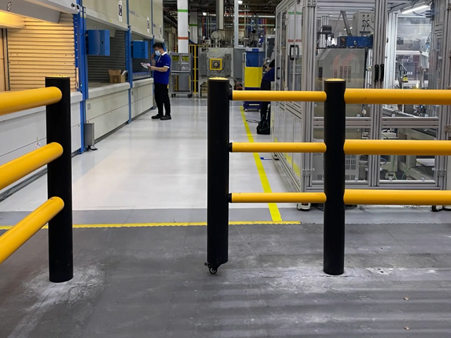 Ideal for pedestrian walkways, machinery protection and warehousing/loading bay areas