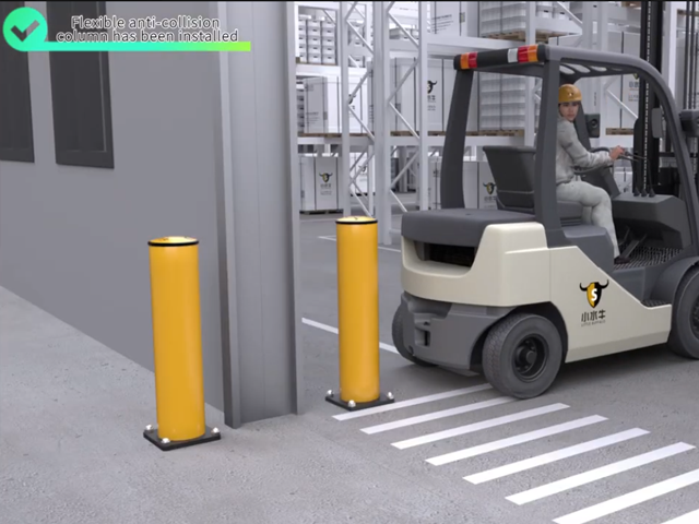 The polymer flexible collision protection pillar is specifically designed for factories, workshops