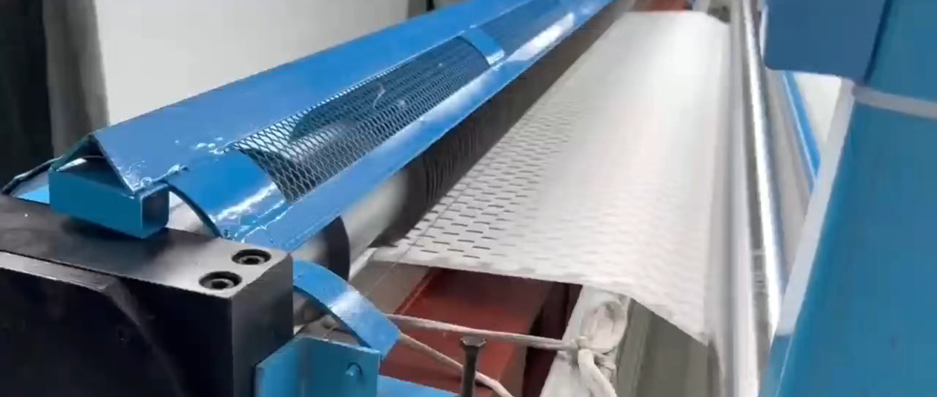 Operation of Corduroy Cutting Machine.