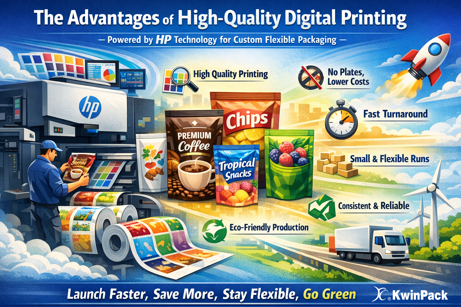 The Advantages of High-Quality Digital Printing— Powered by HP Technology for Custom Flexible Packaging
