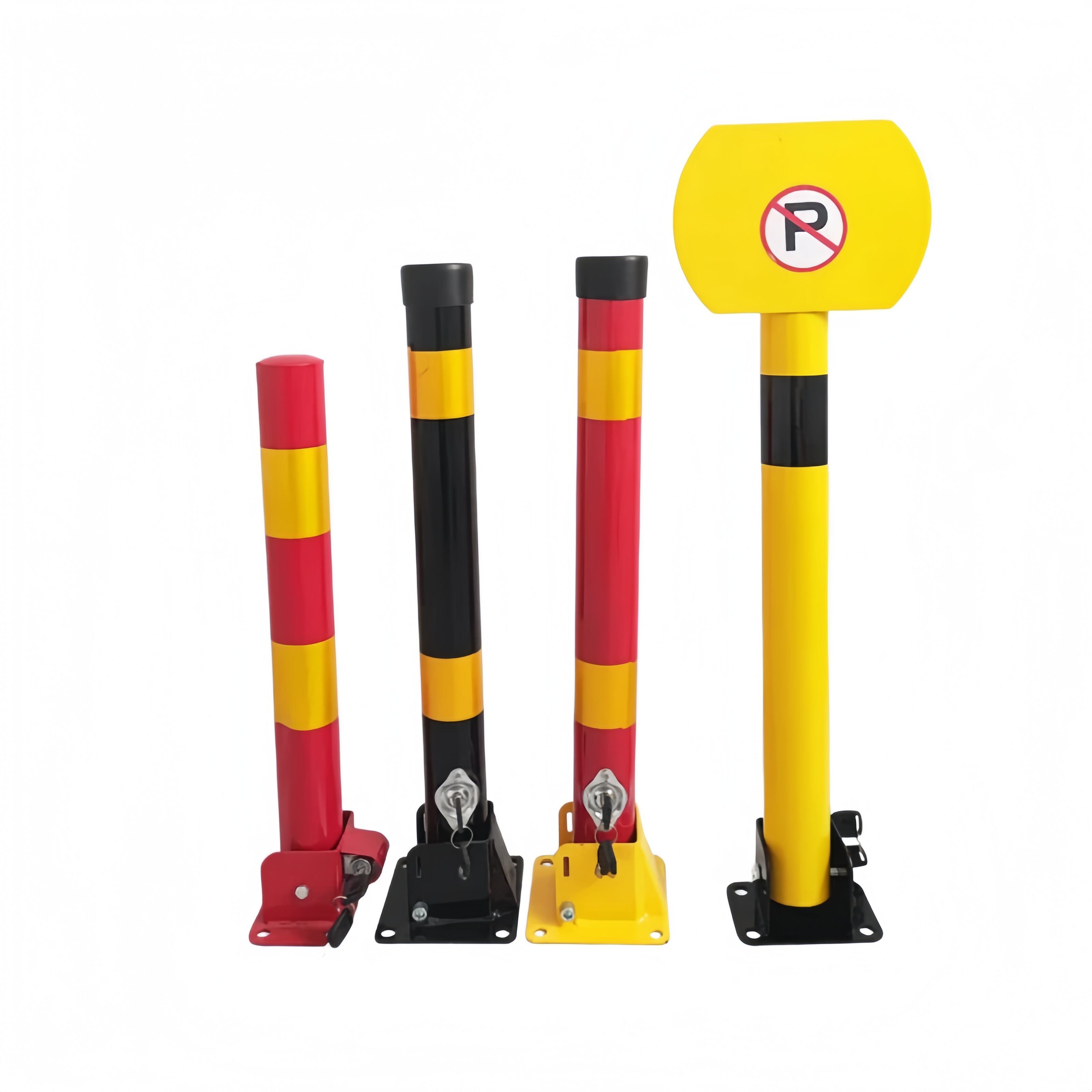 Özelleştirilmiş Boyut, Renk ve Logo ile Manuel Katlanabilir Kolon Park Kilit Sistemi