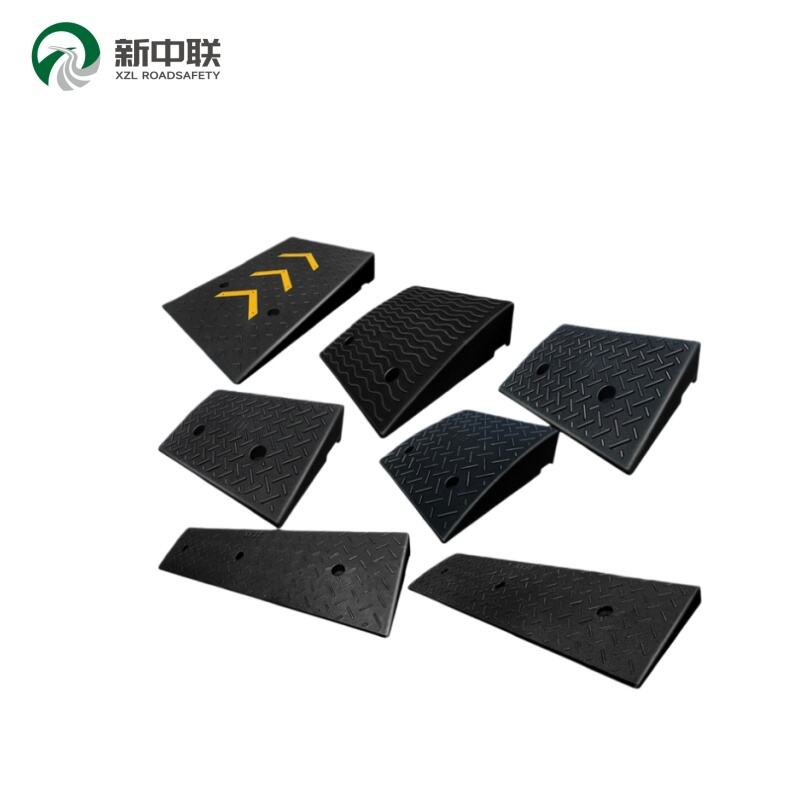 Rampas de goma antideslizantes para pendientes, carreteras, entradas y bordillos